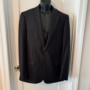 Calvin Klein Men's Black Suit 2 pc